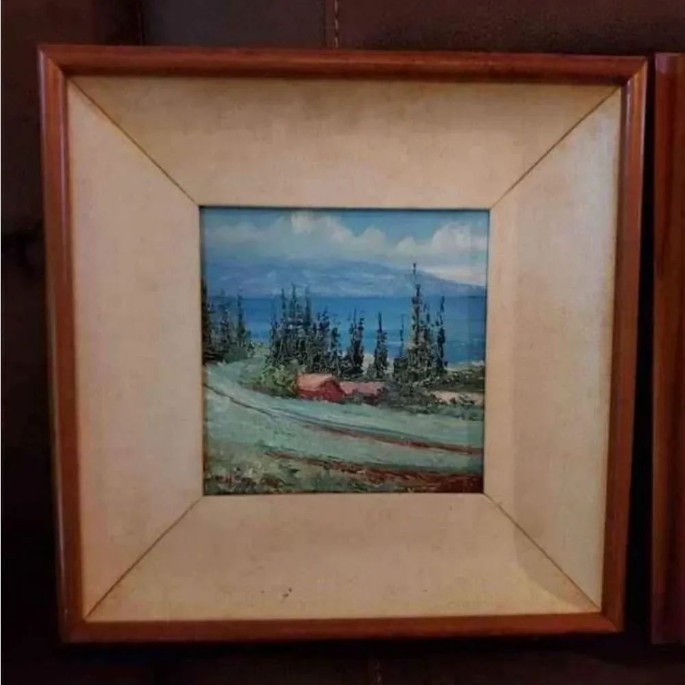 Betty Hay Freeland Original 1994/95 Oil Painting Pineapple Hill Maui
